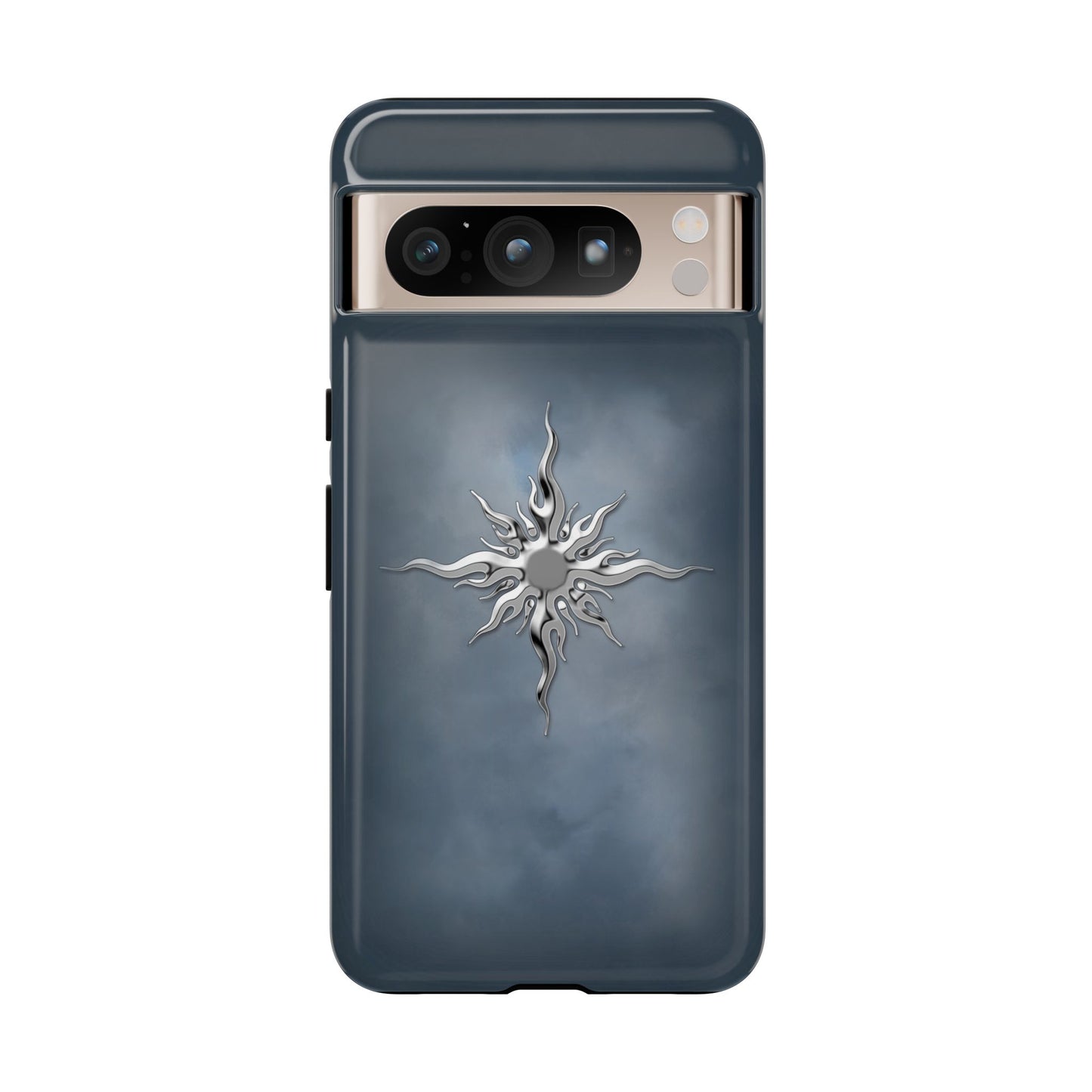 Silver Sun Phone Case